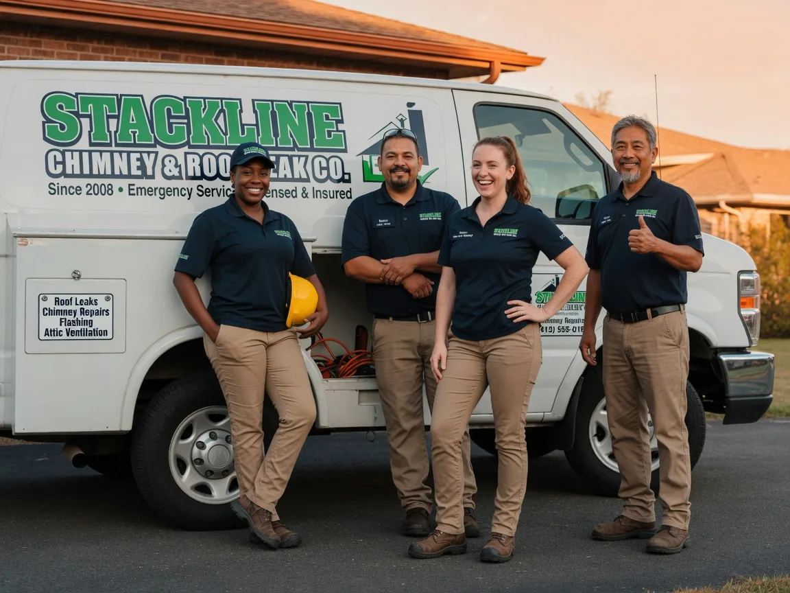 Chimney flashing repair company in Robins, IA